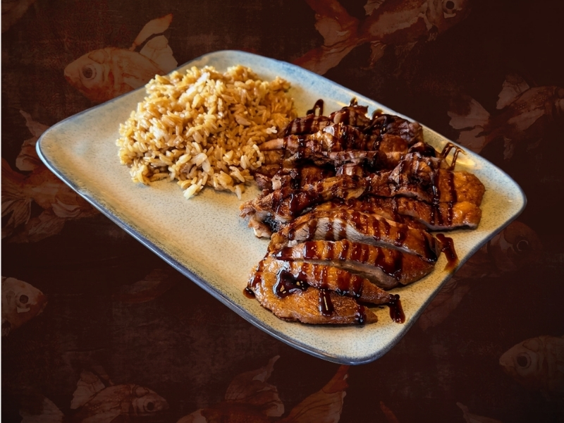 Crispy Unagi Duck with Citrus Rice